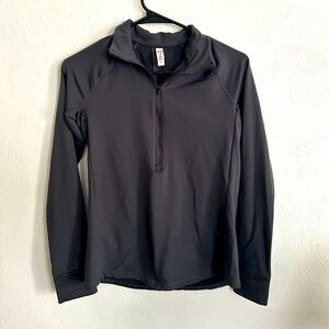 Under Armour | Dark Grey Thick Cold Gear Quarter Zip Pullover